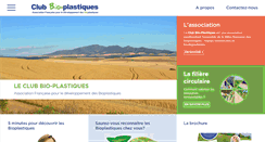 Desktop Screenshot of bioplastiques.org